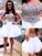 A-Line/Princess Sleeveless Sweetheart Beading Tulle Short/Mini Dresses Marley Homecoming Dresses