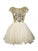 A-Line/Princess Homecoming Dresses Savanna Sleeveless Scoop Sequin Tulle Short/Mini Dresses