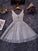A-Line/Princess Sleeveless Straps Tulle Applique Short/Mini Dresses Yoselin Homecoming Dresses
