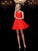 A-Line/Princess Chiffon Homecoming Dresses Lauretta Straps Acrylic Jewels Sleeveless Short Dresses