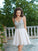 Kallie Chiffon Homecoming Dresses A-Line/Princess Straps Sleeveless Rhinestone Short/Mini Dresses