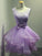 Lovely Organza And Purple Layers Short Mariana Lace Homecoming Dresses Lavender Party Dresses Nv08